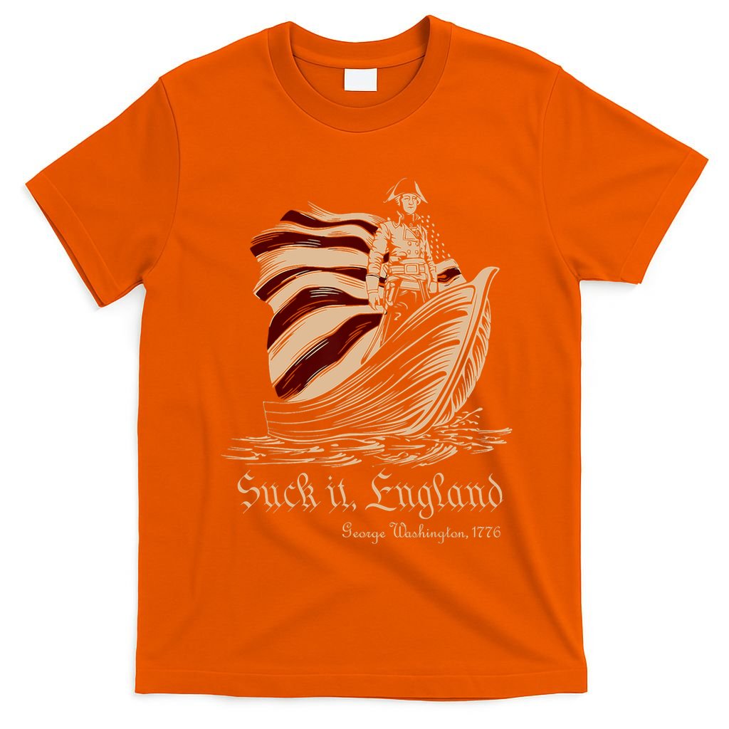 Suck It England Funny 4th Of July George Washington 1776 T-Shirt