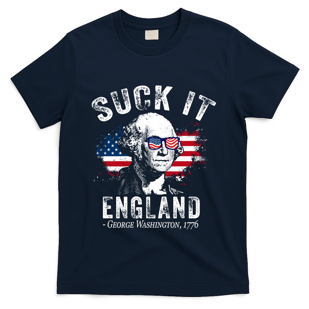 Suck It England Funny 4th Of July George Washington 1776 T-Shirt