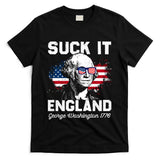 Suck It England Funny 4th Of July George Washington 1776 T-Shirt