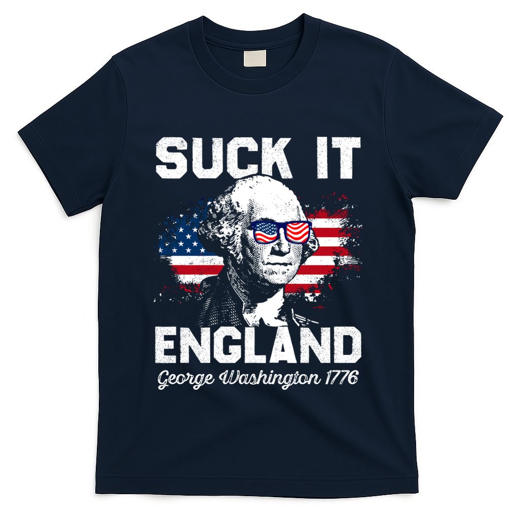 Suck It England Funny 4th Of July George Washington 1776 T-Shirt