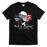 Suck It Funny England 4th Of July George Washington Funny T-Shirt