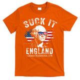 Suck It Funny England 4th Of July George Washington Funny T-Shirt