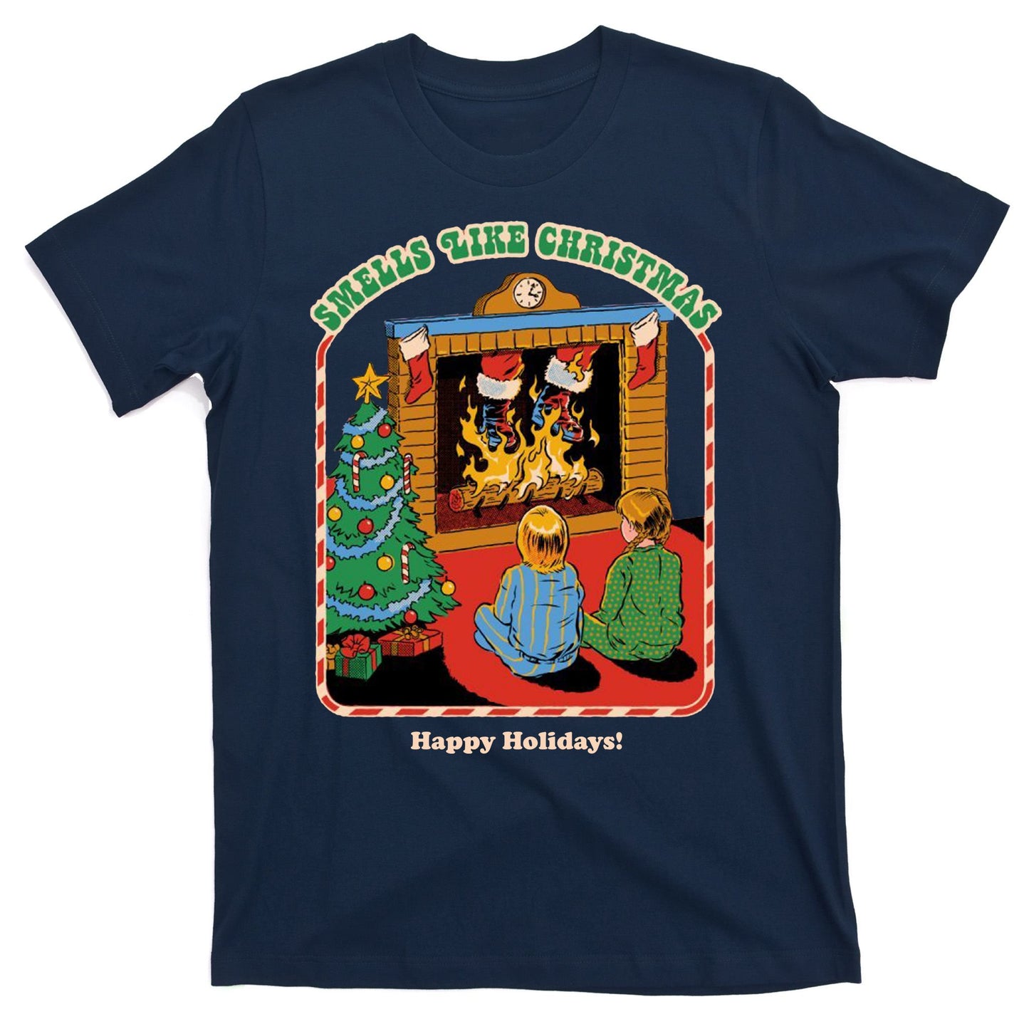 Smells Like Christmas Happy Holidays T-Shirt
