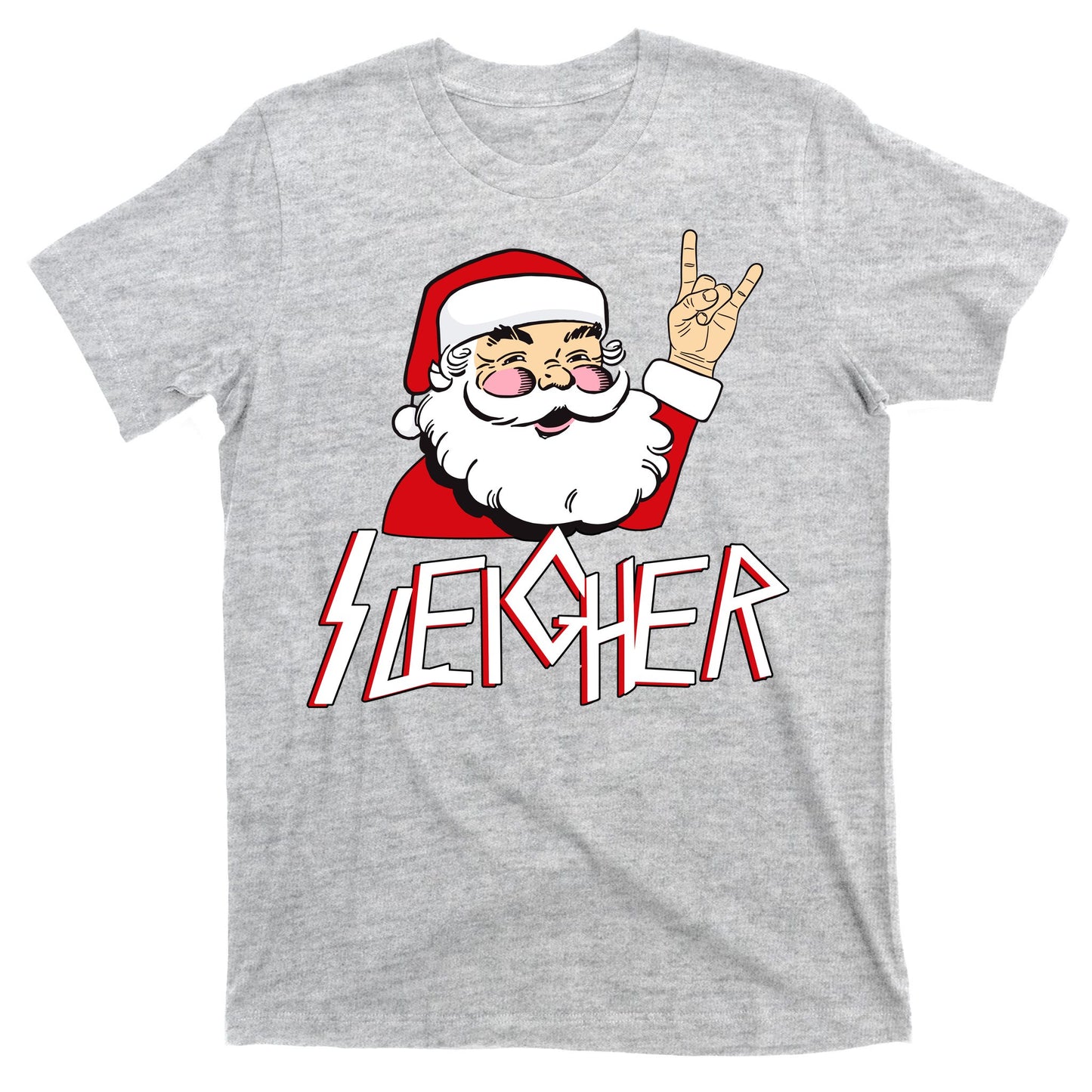 Sleigher Santa Rocks T-Shirt