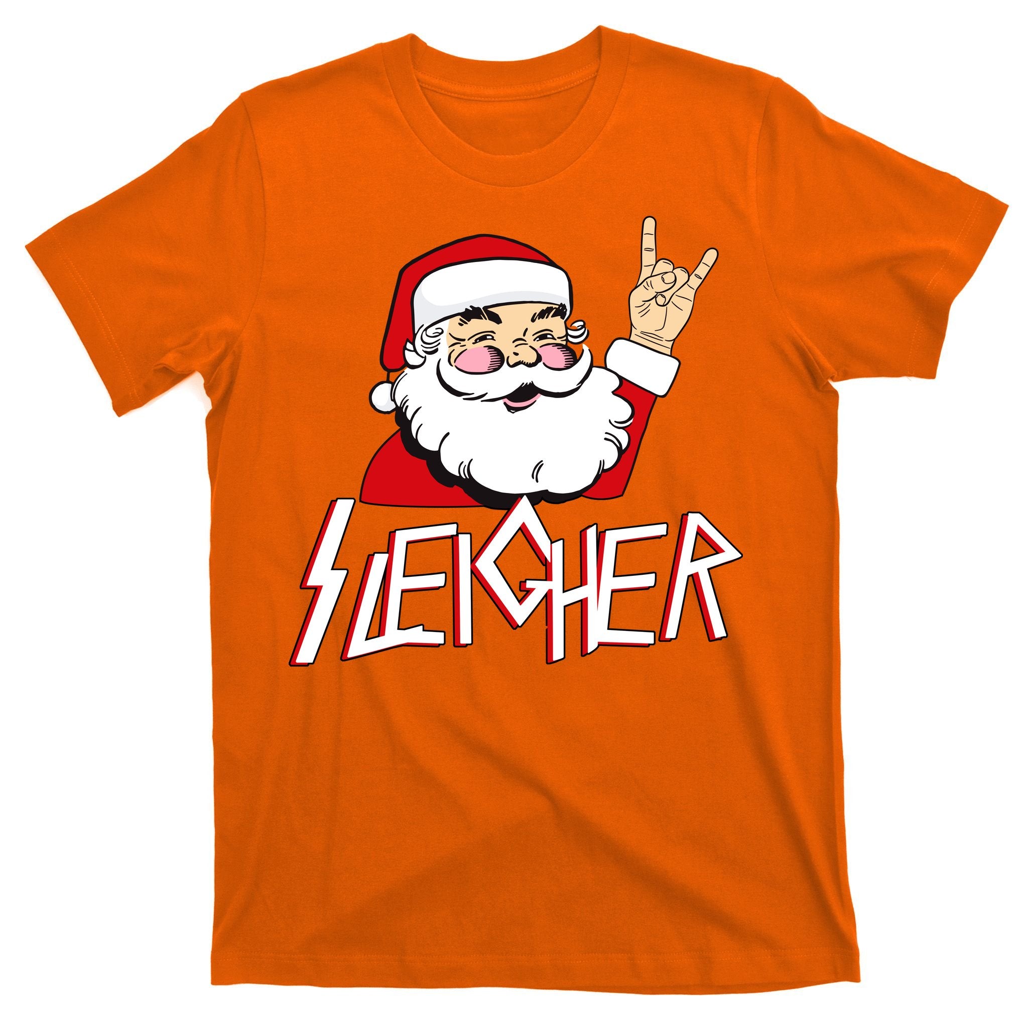 Sleigher Santa Rocks T-Shirt