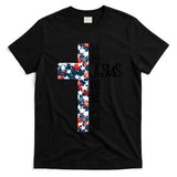 She Loves Jesus And America Too 4th Of July T-Shirt