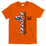 She Loves Jesus And America Too 4th Of July T-Shirt