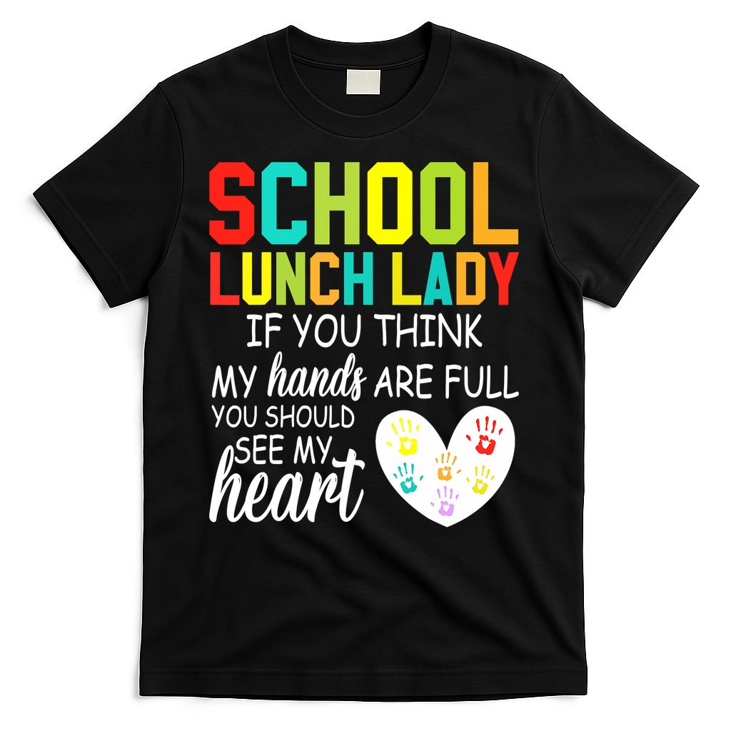 School Lunch Lady Squad Funny School T-Shirt