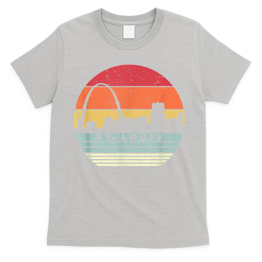 St. Louis Souvenir Shirt. Retro Style USA Skyline T-Shirt