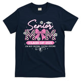 Senior Mom Class Of 2025 Senior 2025 Coquette Bow T-Shirt