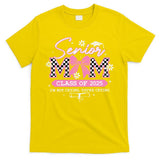 Senior Mom Class Of 2025 Senior 2025 Coquette Bow T-Shirt