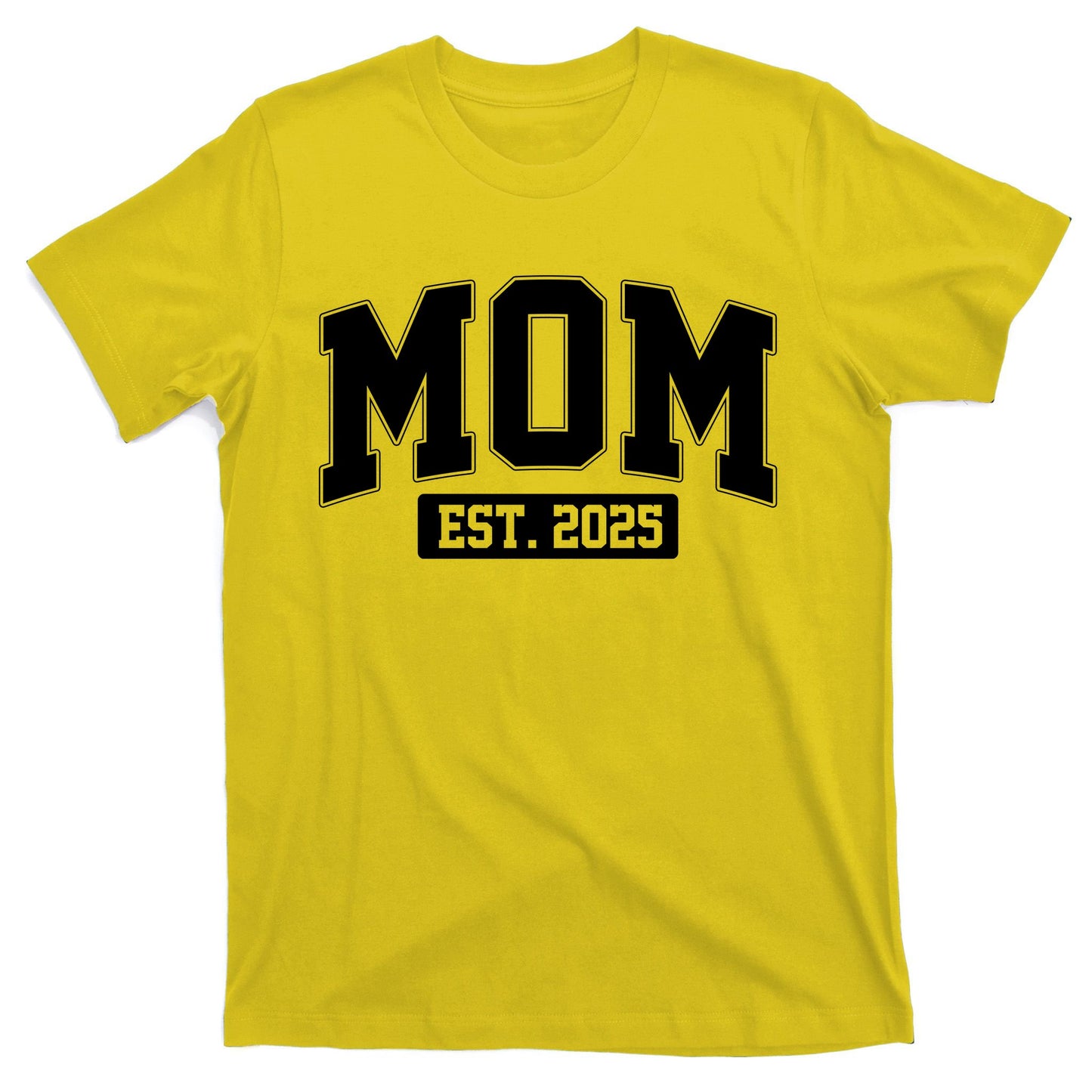 Sporty Mom Est 2025 New Mother Celebrate Mothers Day T-Shirt