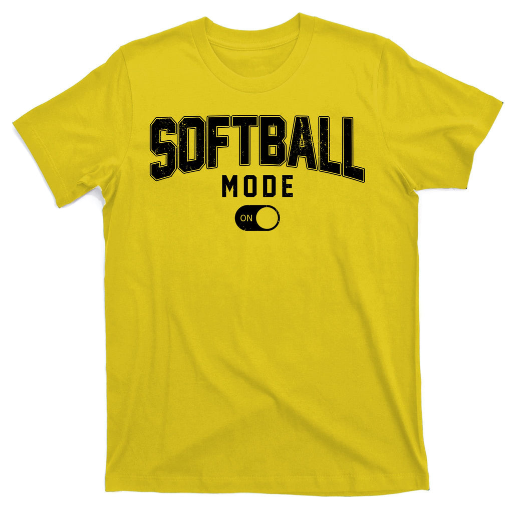 Softball Mode On T-Shirt