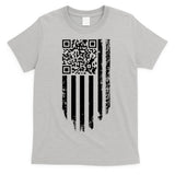 Scan Me President Trump Dancing Code American Flag T-Shirt