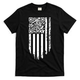 Scan Me President Trump Dancing Code American Flag T-Shirt