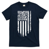 Scan Me President Trump Dancing Code American Flag T-Shirt