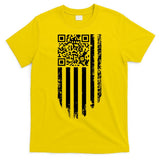 Scan Me President Trump Dancing Code American Flag T-Shirt