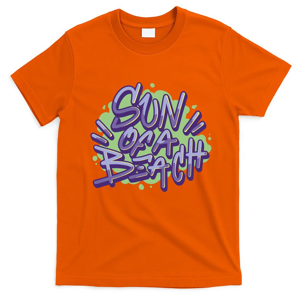 Sun Of A Beach Graffiti Summer T-Shirt
