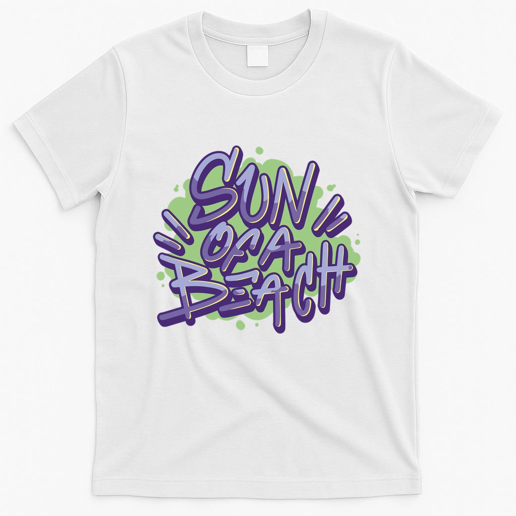 Sun Of A Beach Graffiti Summer T-Shirt
