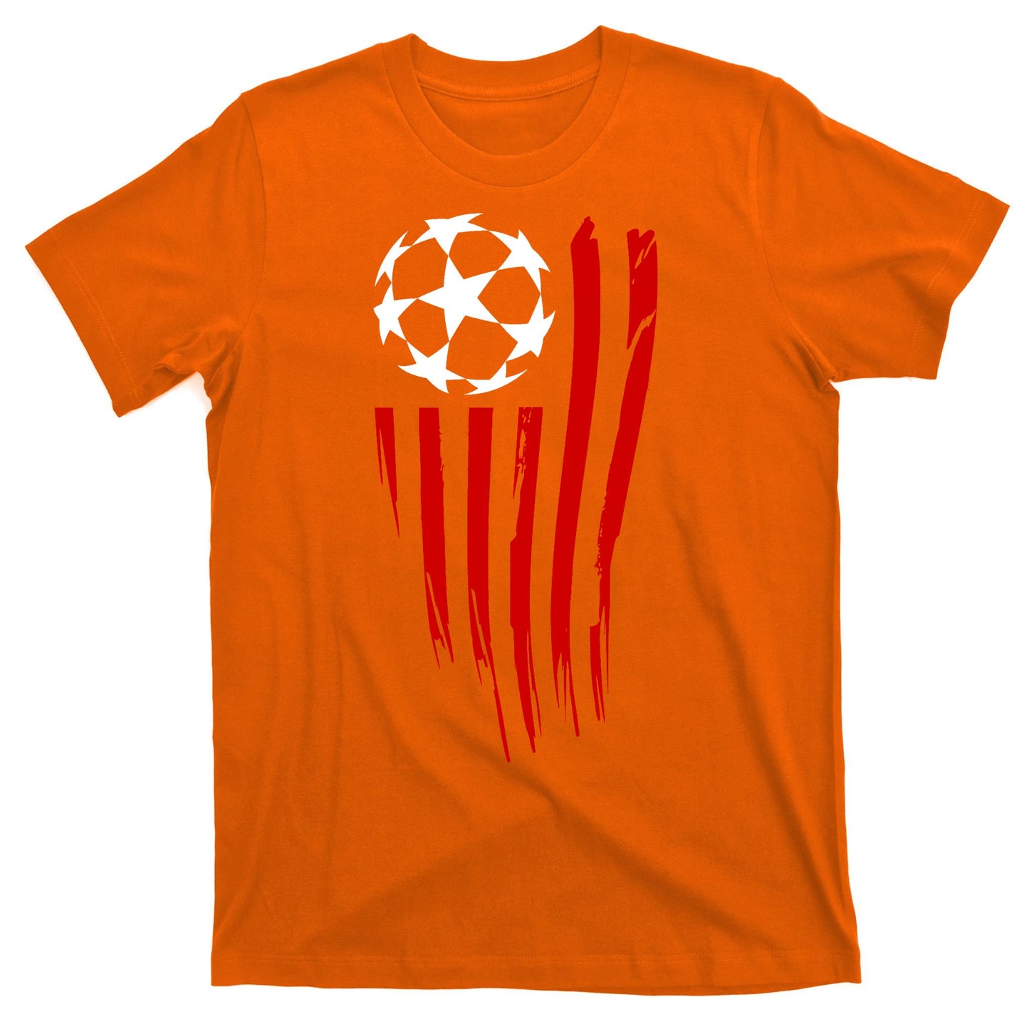 Soccer Ball American Flag T-Shirt