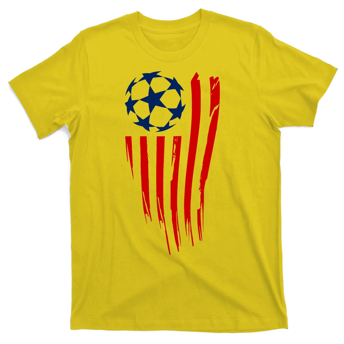 Soccer Ball American Flag T-Shirt