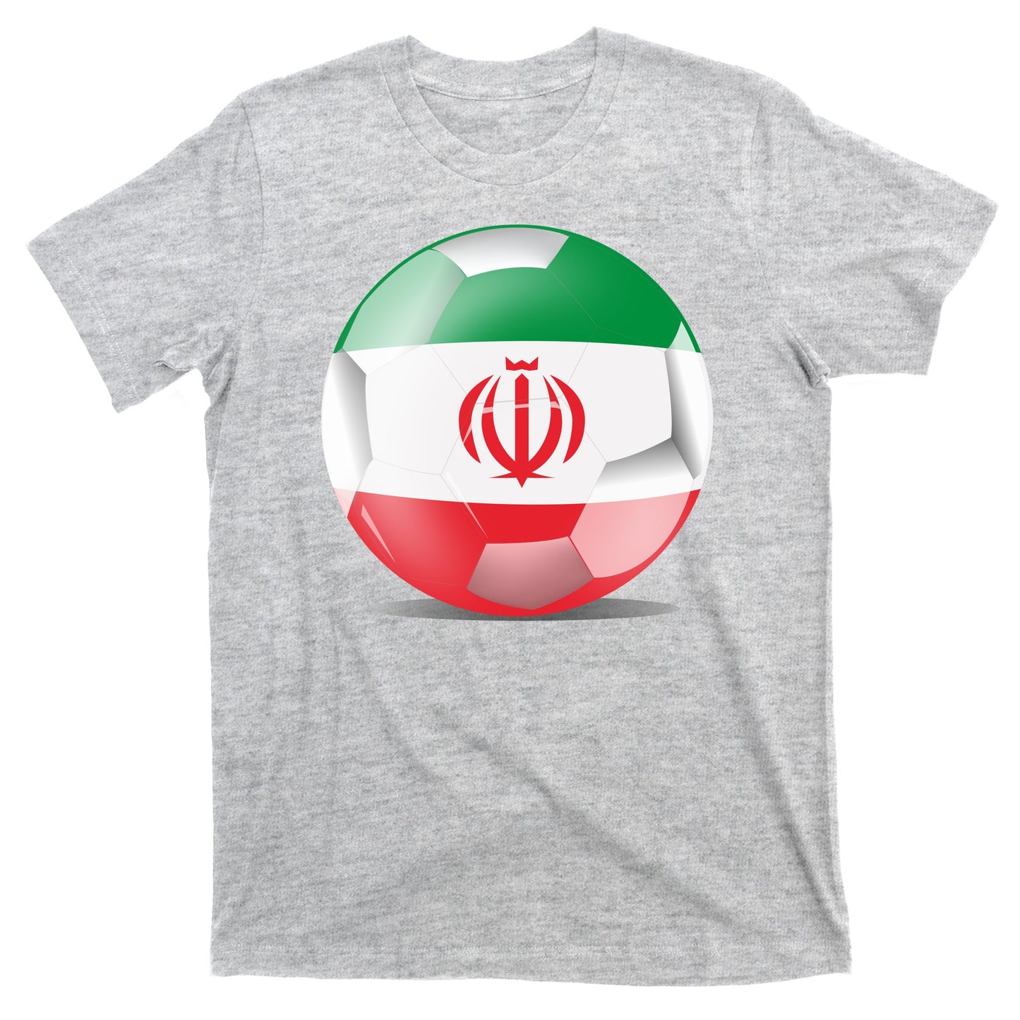 Soccer Ball Country Flag Iran T-Shirt