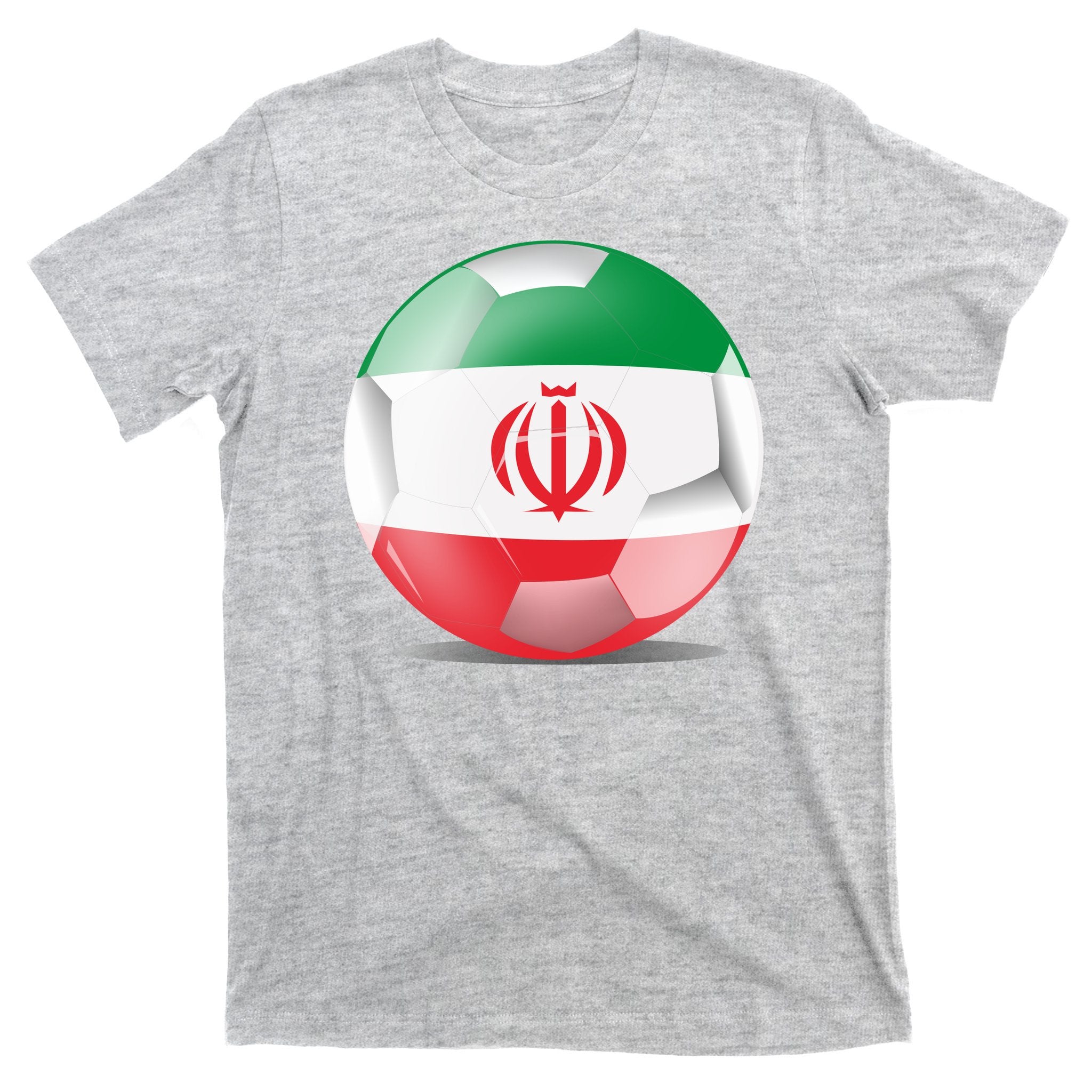 Soccer Ball Country Flag Iran T-Shirt
