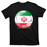 Soccer Ball Country Flag Iran T-Shirt