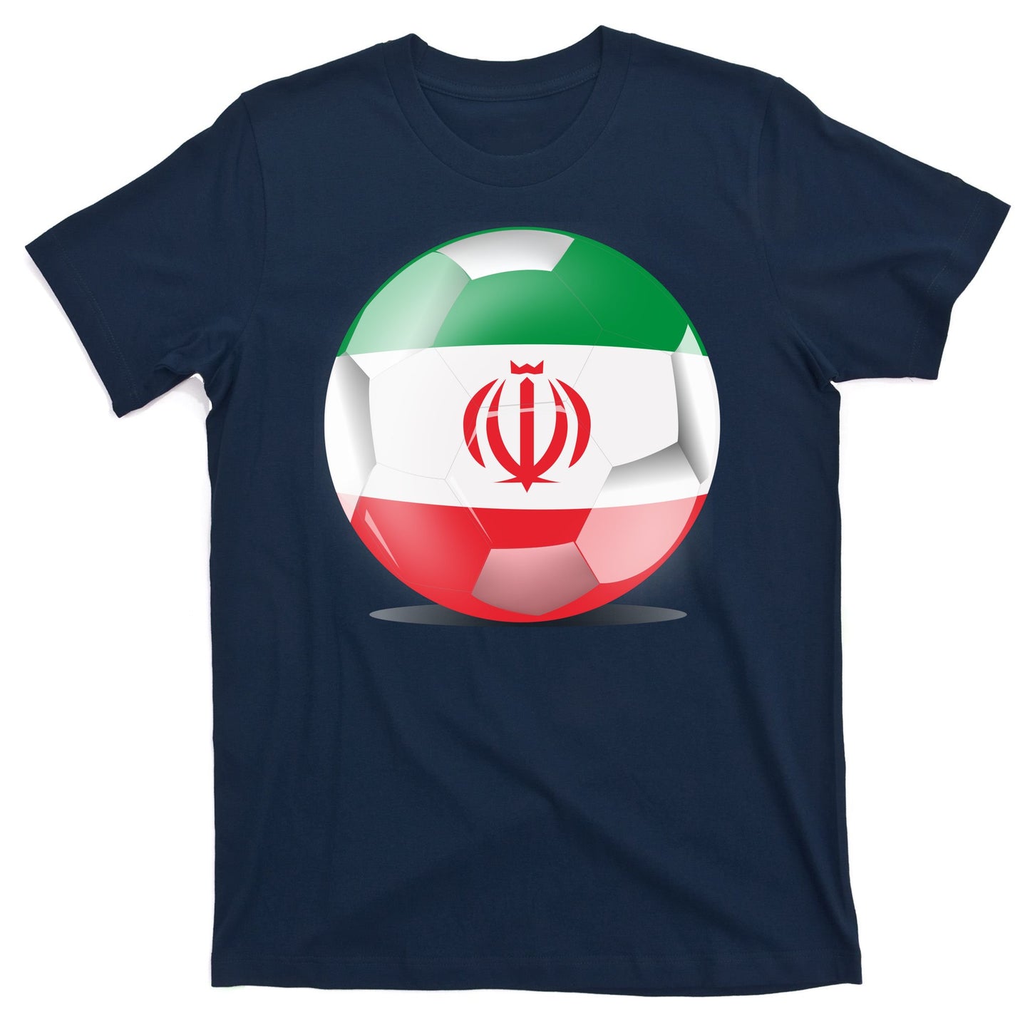 Soccer Ball Country Flag Iran T-Shirt