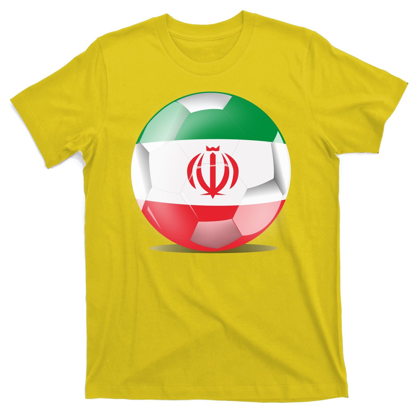 Soccer Ball Country Flag Iran T-Shirt