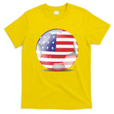 Soccer Ball Country Flag USA T-Shirt