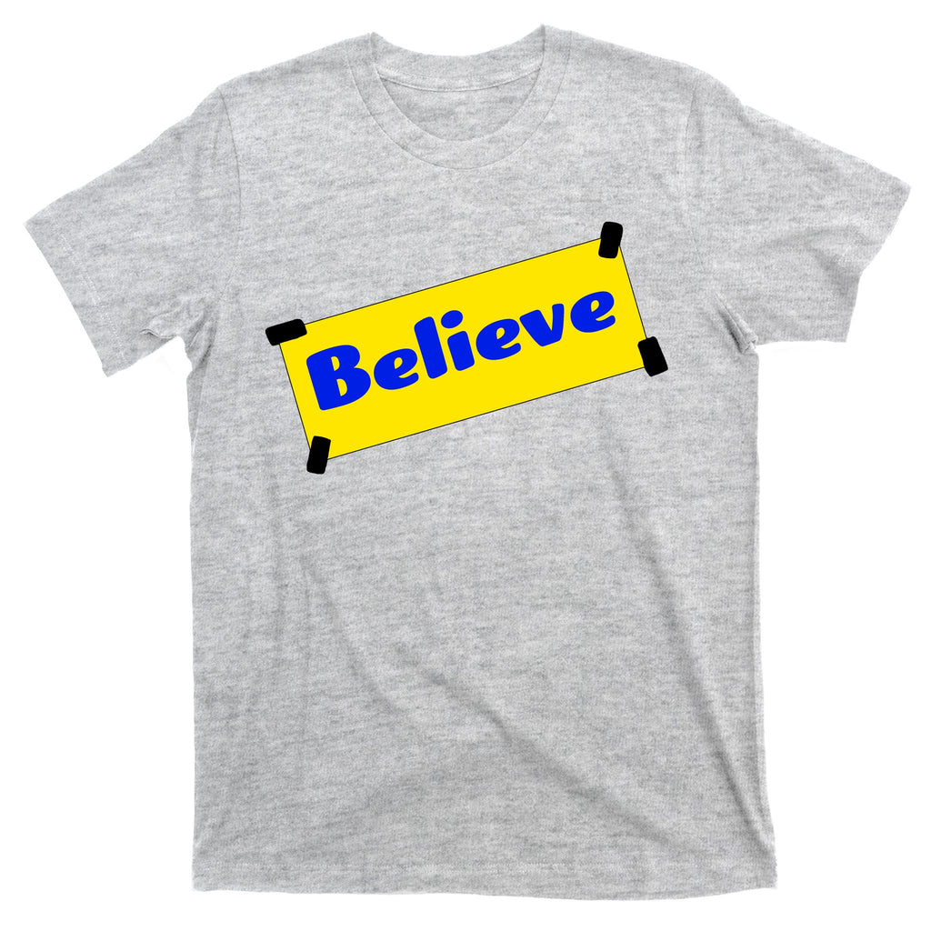 Soccer Believe Faith Coach Richmond Lasso T-Shirt