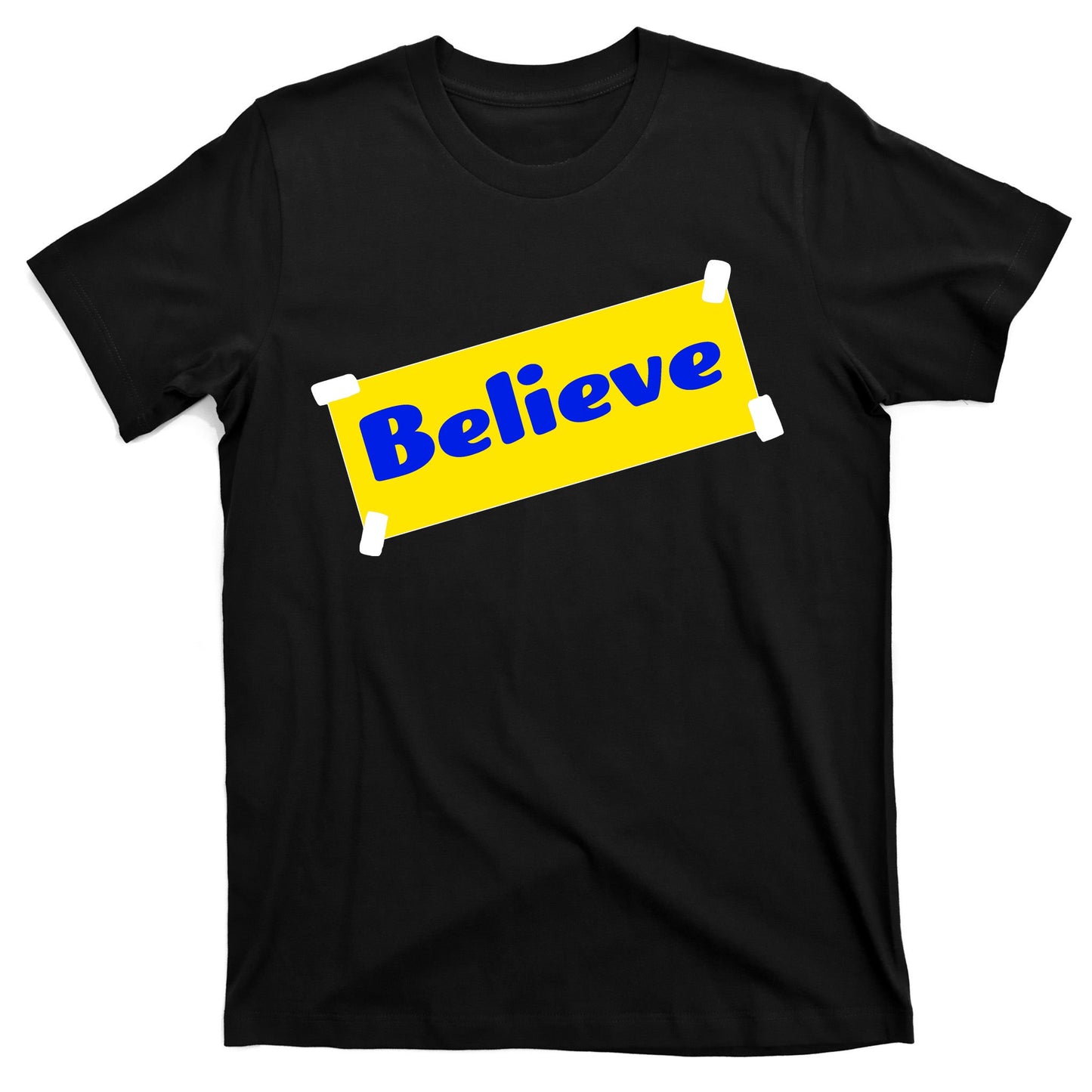 Soccer Believe Faith Coach Richmond Lasso T-Shirt