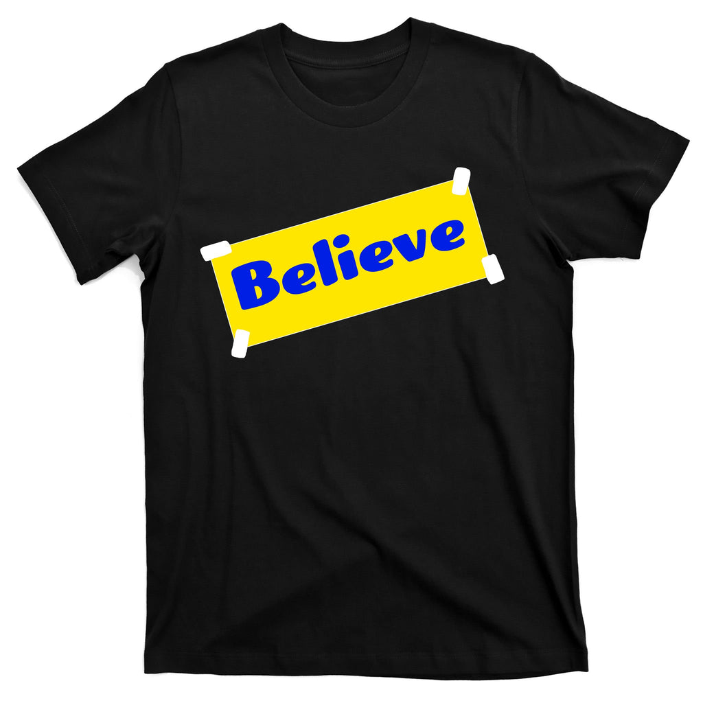 Soccer Believe Faith Coach Richmond Lasso T-Shirt