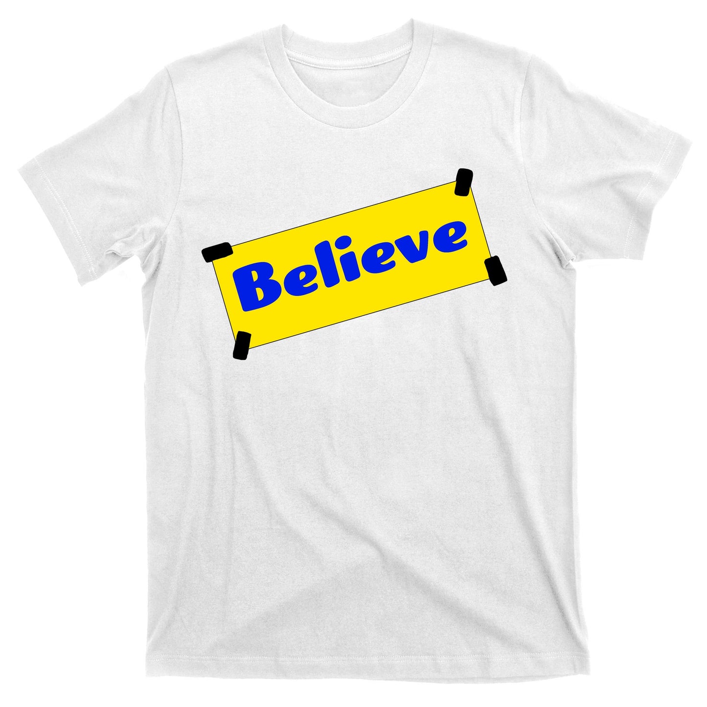Soccer Believe Faith Coach Richmond Lasso T-Shirt