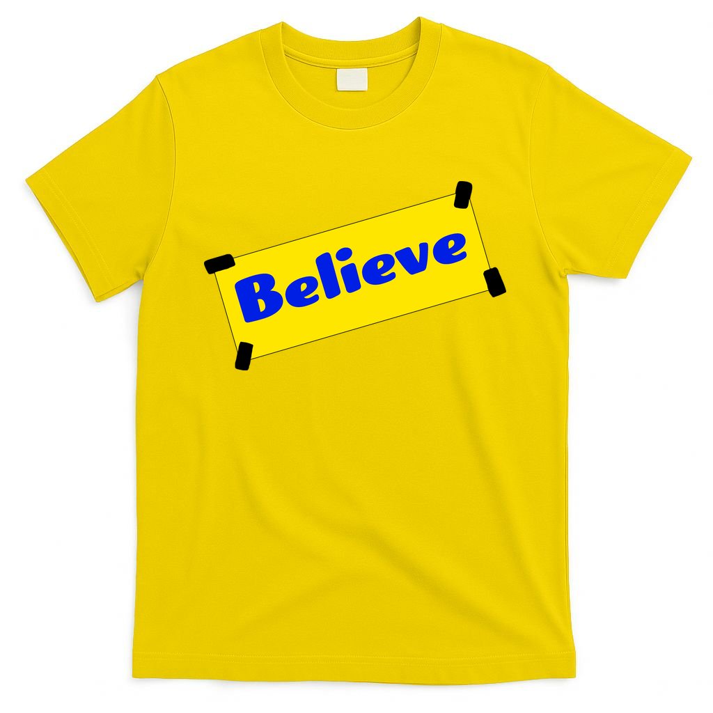 Soccer Believe Faith Coach T-Shirt