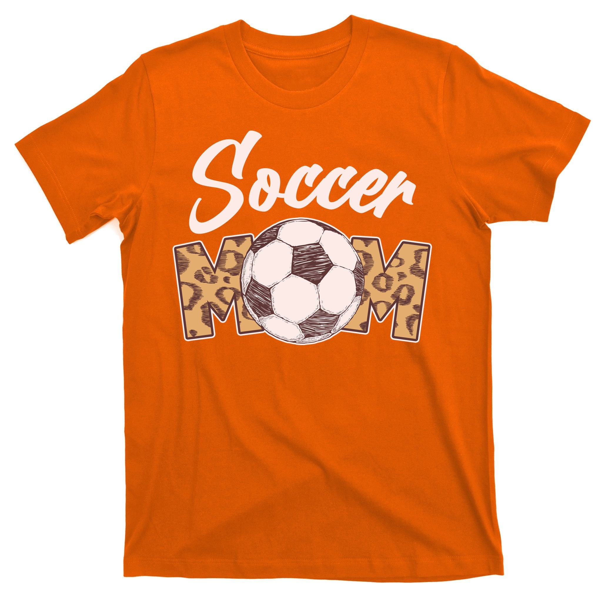 Soccer Mom Stylish Leopard Print T-Shirt