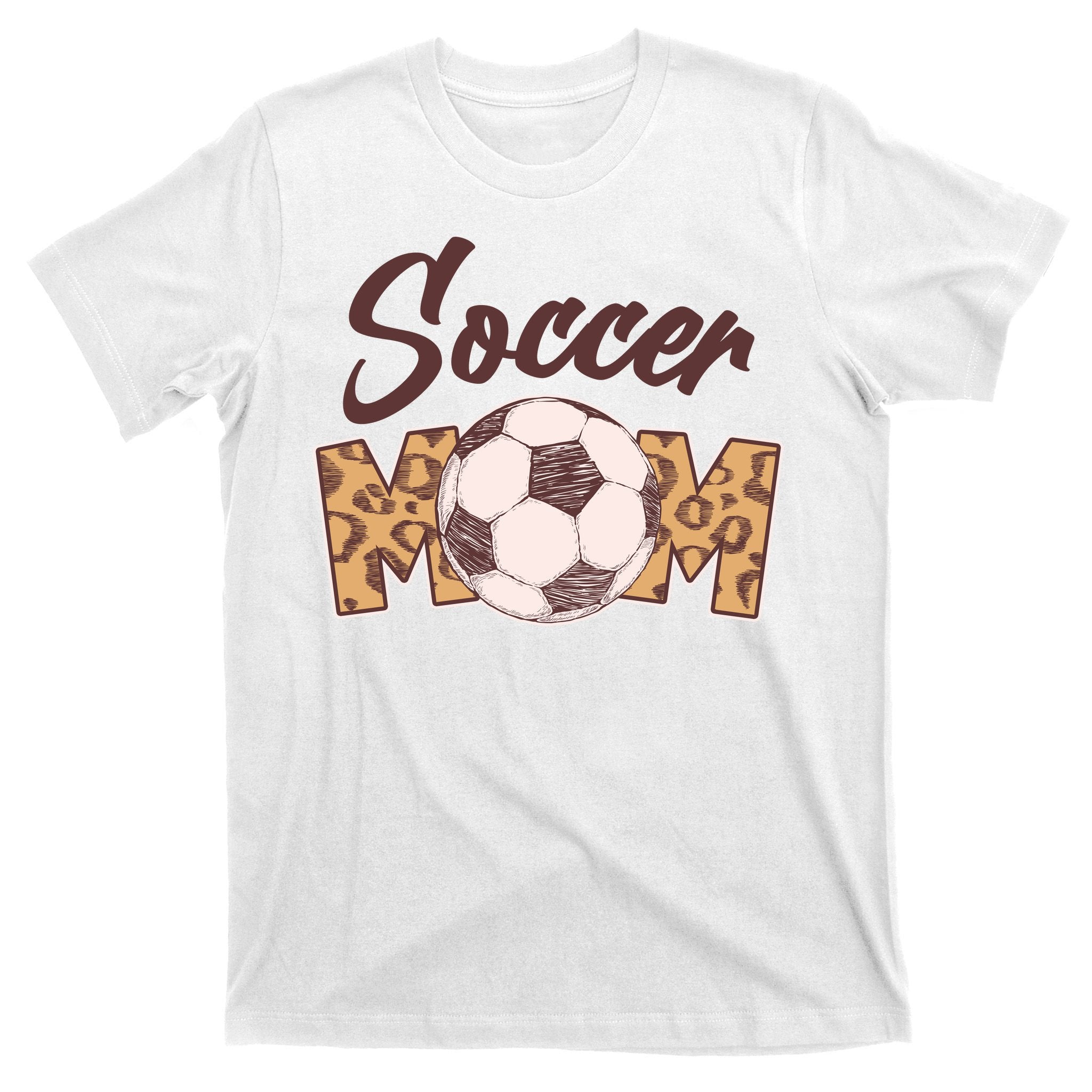 Soccer Mom Stylish Leopard Print T-Shirt