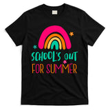 Schools Out For Summer Cute Rainbow T-Shirt