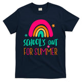 Schools Out For Summer Cute Rainbow T-Shirt