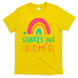 Schools Out For Summer Cute Rainbow T-Shirt