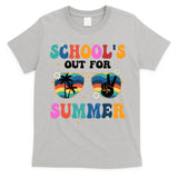 Schools Out For Summer Hippie Retro T-Shirt