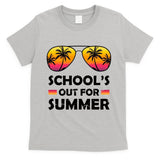 School's Out For Summer Palm Trees T-Shirt