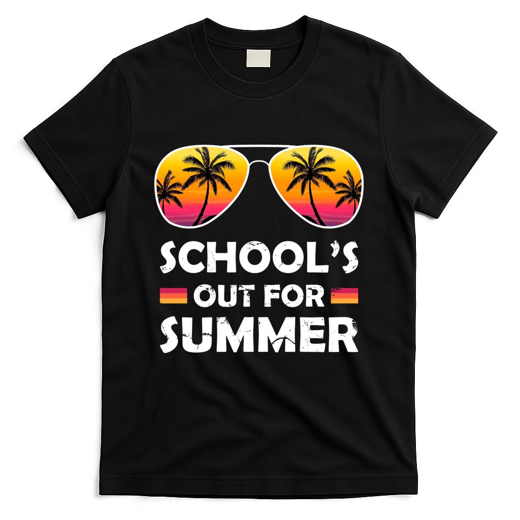 School's Out For Summer Palm Trees T-Shirt