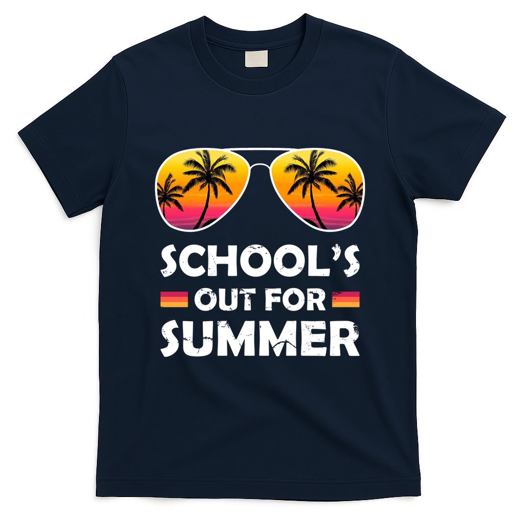 School's Out For Summer Palm Trees T-Shirt