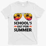 School's Out For Summer Palm Trees T-Shirt