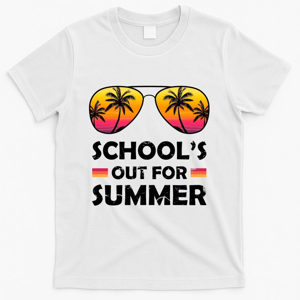School's Out For Summer Palm Trees T-Shirt