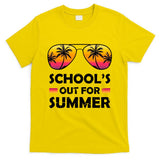 School's Out For Summer Palm Trees T-Shirt