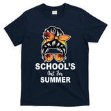Schools Out For Summer Female Bun Sunglass T-Shirt