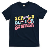 Schools Out For Summer Graduation Students Teacher Vacation. T-Shirt